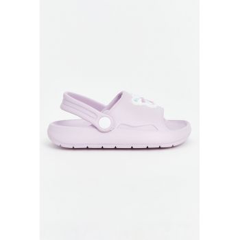 Papuci slingback cu fluturi