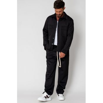 Set Camasa cu buzunare si Pantalon lung Black II 15468