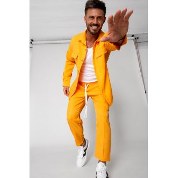 Set Camasa si Pantalon lung Orange 15315