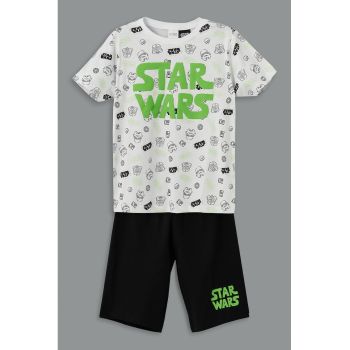 Set de tricou de bumbac si pantaloni scurti - 2 piese