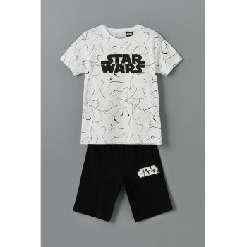 Set de tricou si pantaloni scurti din bumbac - 2 piese