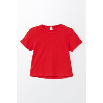 Tricou cu decolteu rotund