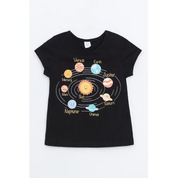 Tricou din bumbac cu model grafic