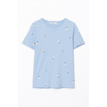 Tricou din bumbac cu model