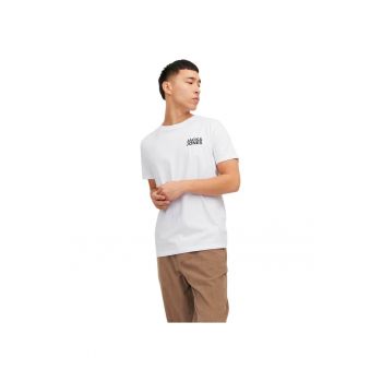Tricou JACK &JONES Corp Logo Small Print Alb