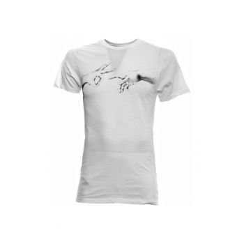 Tricou  Just The Tip pentru barbati - alb