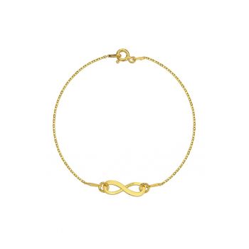 Bratara Aur 585 - 14K cu charm Infinit