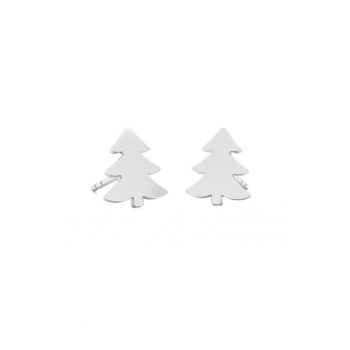 Cercei Argint 925 placat cu rodiu Xmas Tree Surub