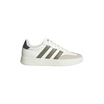 Pantofi sport din piele ecologica cu insertii din piele intoarsa Barreda