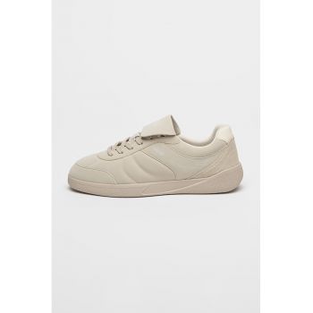 Pantofi sport din piele ecologica cu logo Rivel
