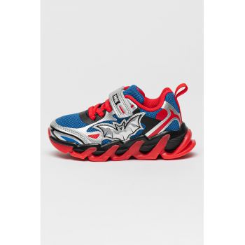 Pantofi sport din plasa cu model si insertii din piele ecologica
