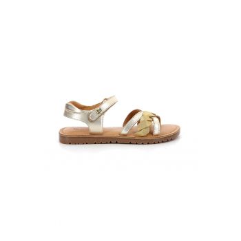 Sandale de piele cu velcro
