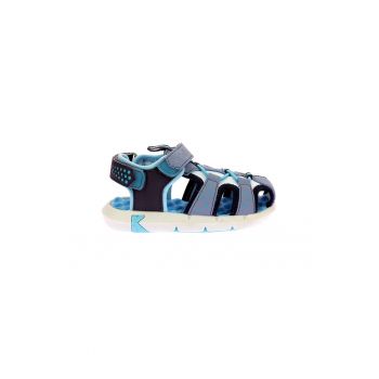 Sandale uni cu velcro si talpa plata