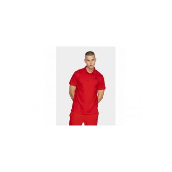 Tricou barbatesc cu guler  : ROSU