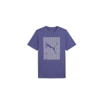 Tricou din amestec de bumbac cu imprimeu logo