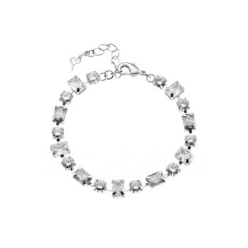 Bratara placata cu rodiu si decorata cu cristale zirconia