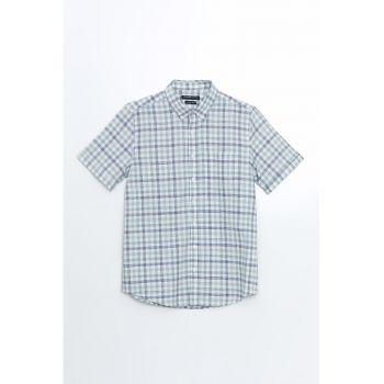 Camasa regular fit cu model in carouri