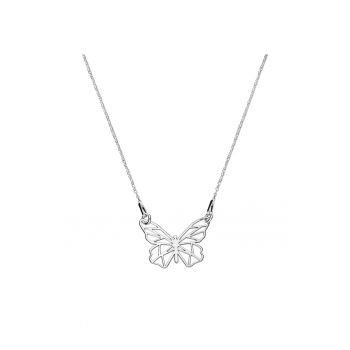 Colier Argint 925 placat cu rodiu cu pandantiv - Fluture - Butterfly