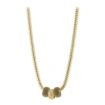 Colier placat cu aur de 18K cu pandantive