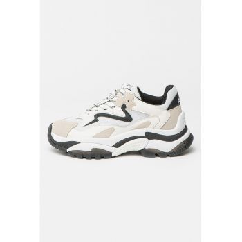 Pantofi sport cu garnituri de piele intoarsa Addict