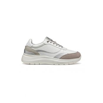 Pantofi sport cu garnituri din piele intoarsa