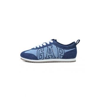 Pantofi sport de denim in doua nuante ieftini de firma originali