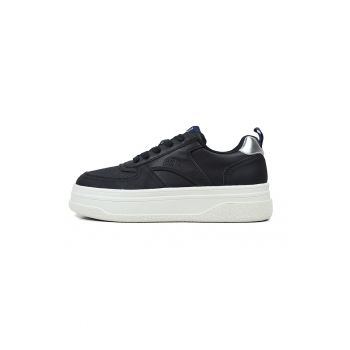 Pantofi sport de piele ecologica in doua nuante