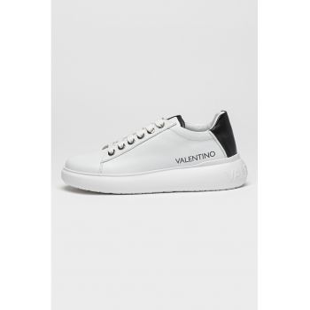 Pantofi sport din piele cu detaliu logo