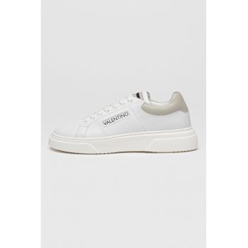 Pantofi sport din piele cu detaliu logo