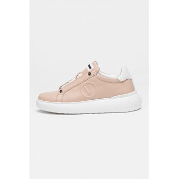Pantofi sport din piele cu logo