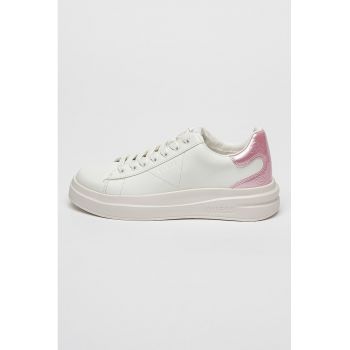 Pantofi sport din piele cu logo