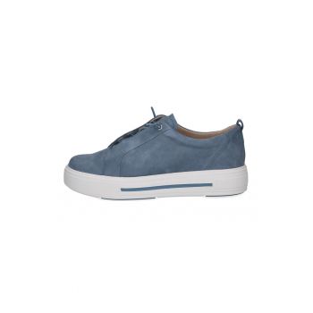Pantofi sport flatform de piele