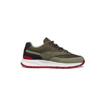 Pantofi sport wedge din material textil cu insertii de piele ecologica