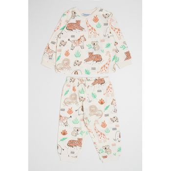 Pijama cu pantaloni lungi cu model