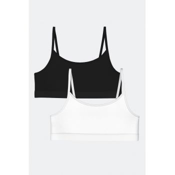 Set de bustiere cu model uni - 2 Piese