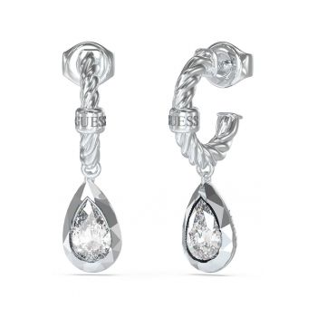 Cercei drop din otel inoxidabil cu zirconia
