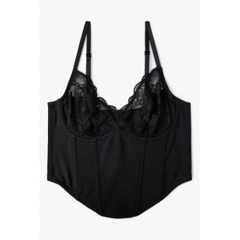 Corset cu garnituri de dantela