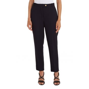 Pantaloni de trening crop cu croiala conica