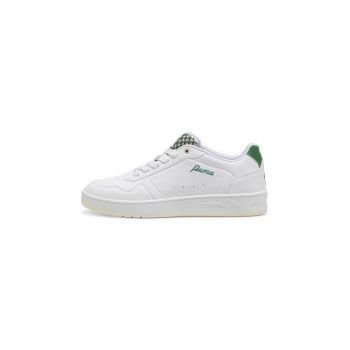 Pantofi sport de piele ecologica Court Classy Blossom