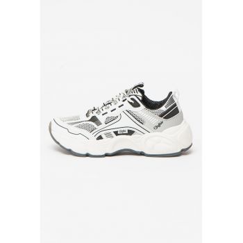 Pantofi sport din piele ecologica cu garnituri din plasa Cld Run