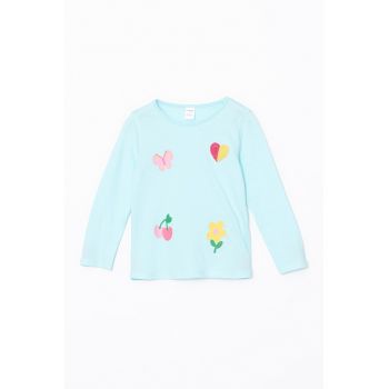 Bluza cu aplicatii cu paiete