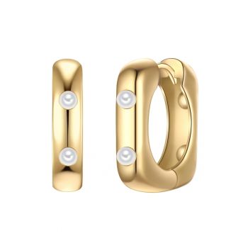 Cercei placati cu aur de 14K 170627