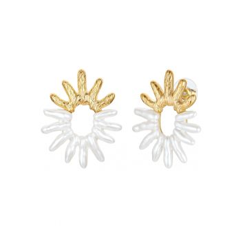 Cercei placati cu aur de 14K