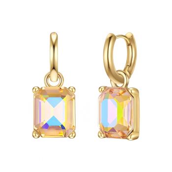 Cercei placati cu aur de 14k