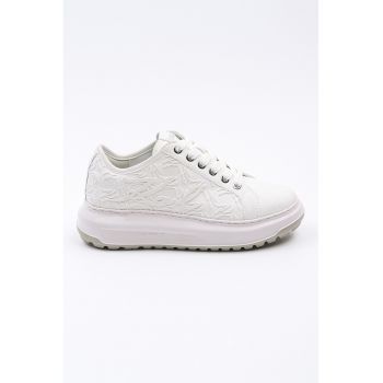 Pantofi sport cu insertie din piele