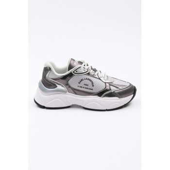 Pantofi sport cu insertii din piele