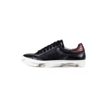 Pantofi sport de piele cu imprimeu