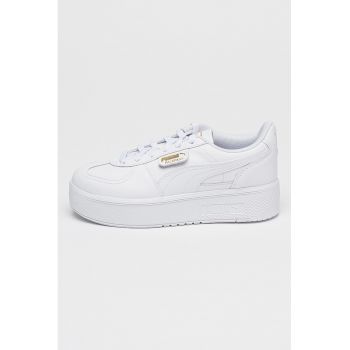 Pantofi sport de piele cu logo Palermo