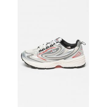 Pantofi sport de piele ecologica cu insertii de plasa Actix Retro