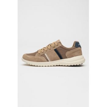 Pantofi sport de plasa cu garnituri de piele intoarsa Lee